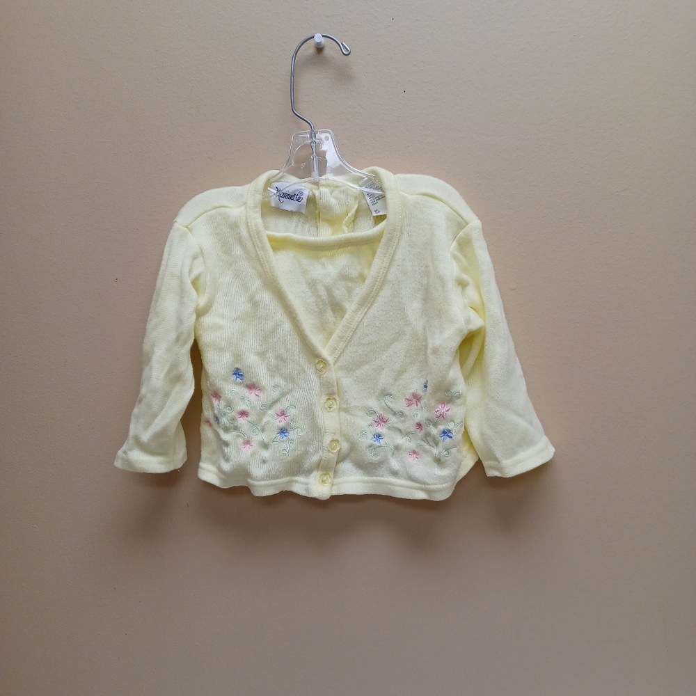 Girls "twinset" in yellow 12m